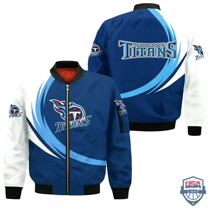 NFL Tennessee Titans Curve Design Bomber Jacket – Hothot 260122