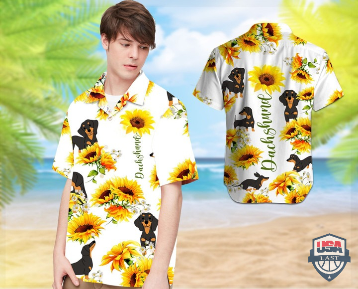 Dachshund Sunflower Hawaiian Shirt – Hothot 060122