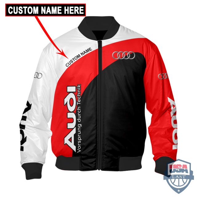 Audi Vorsprung Durch Technik Custom Name Bomber Jacket – Hothot 270122