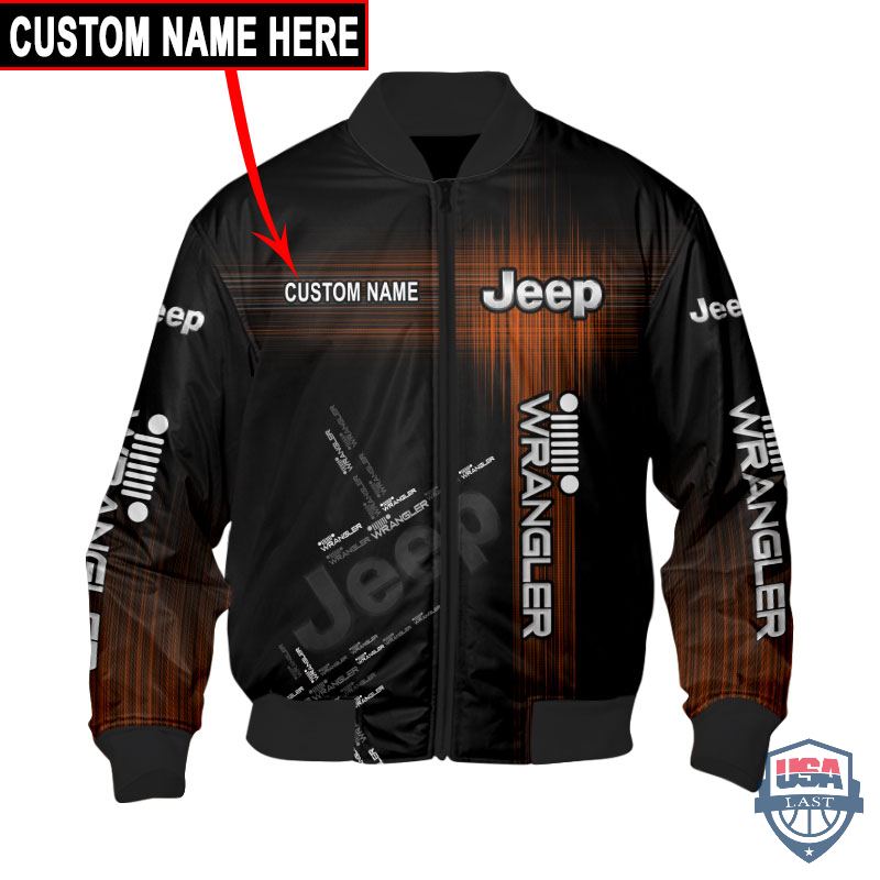 Jeep Wrangler Custom Name Bomber Jacket 01 – Hothot 270122