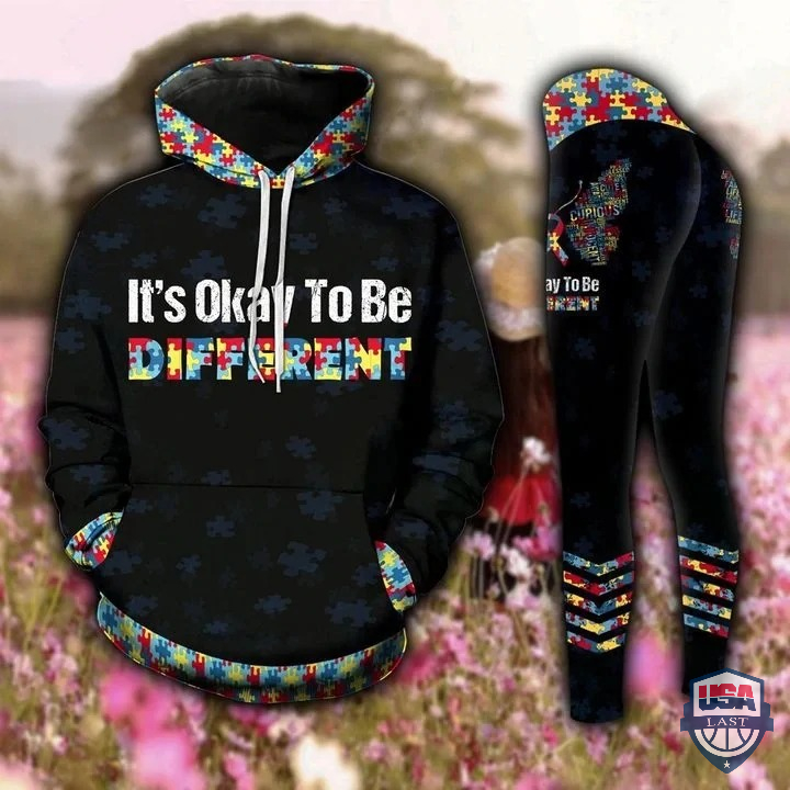 Autism It’s Okay To Be Different All Over Printed Hoodie And Legging – Hothot 040122