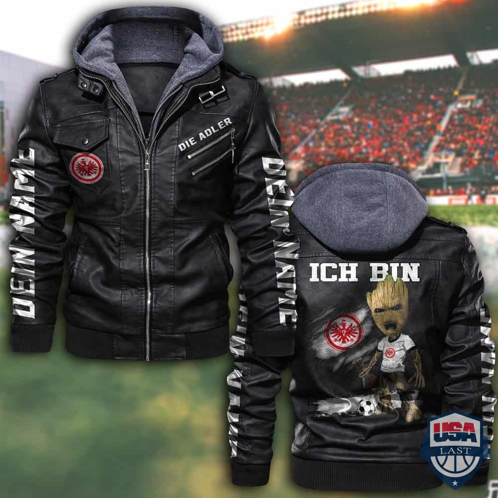 NEW Eintracht Frankfurt FC Custom Name Leather Jacket – Hothot 170122