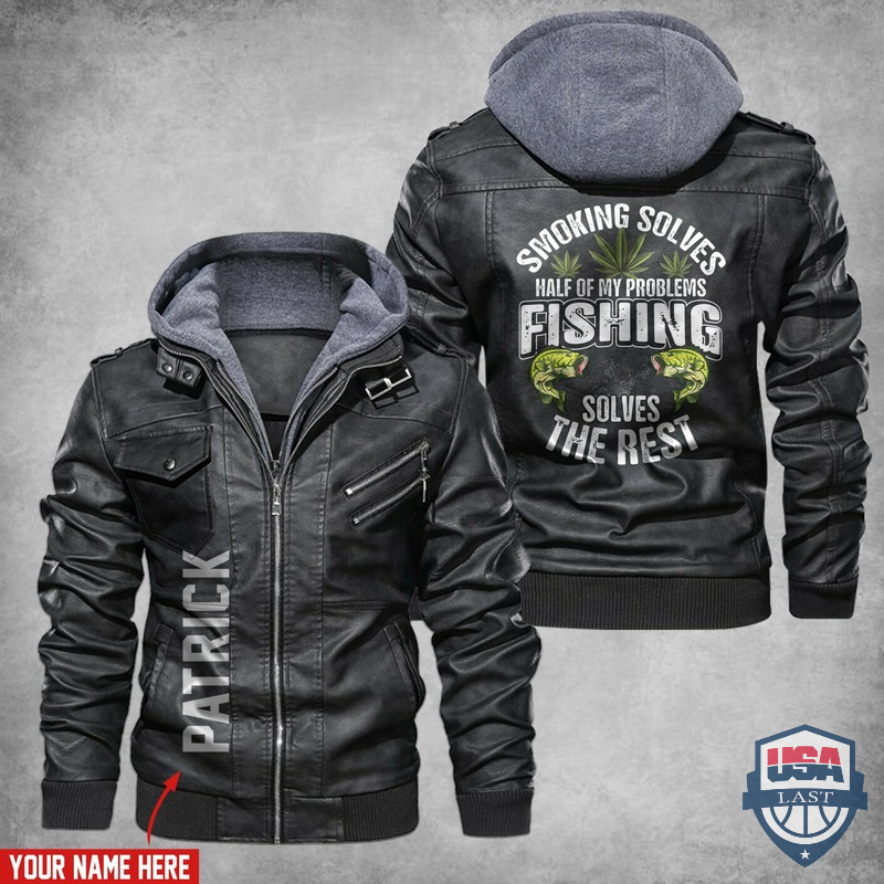 [Hot] Personalized Fishing Solves The Rest Leather Jacket – Hothot 180122