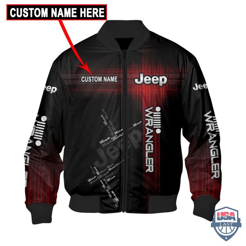 Jeep Wrangler Flash Custom Name Bomber Jacket – Hothot 270122