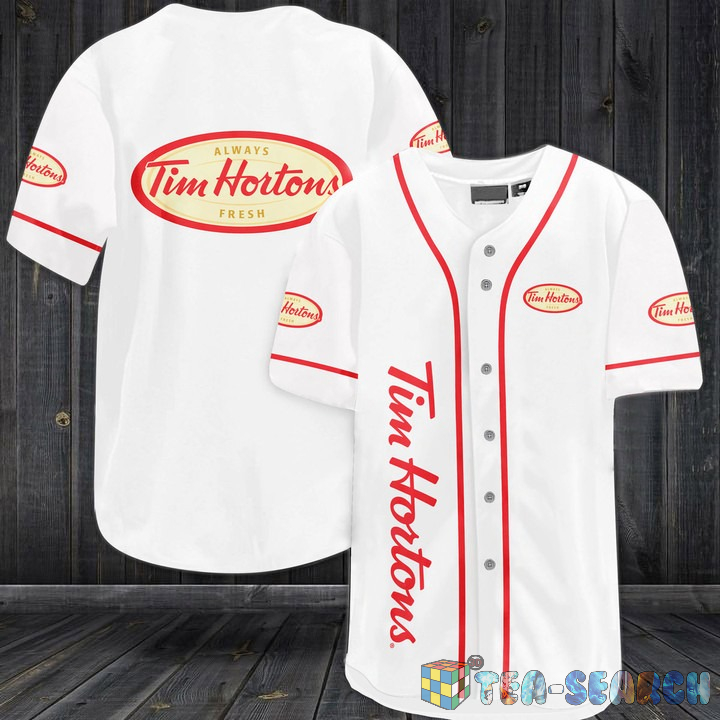 Tim Hortons Baseball Jersey Shirt – Hothot 290122