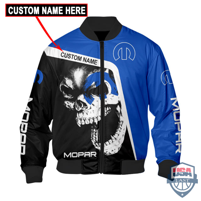 Mopar Skull Custom Name Bomber Jacket – Hothot 270122