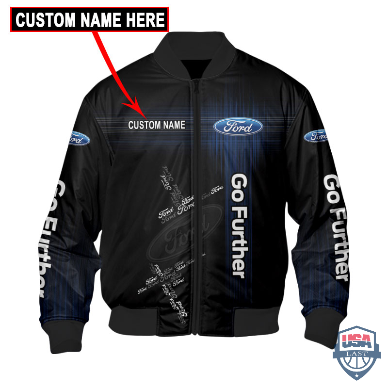 Presonalized Ford Go Further Flash Bomber Jacket – Hothot 270122