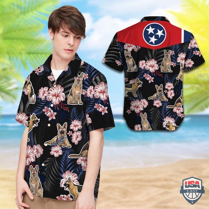 Tennessee German Shepherd Hawaiian Shirt – Hothot 060122