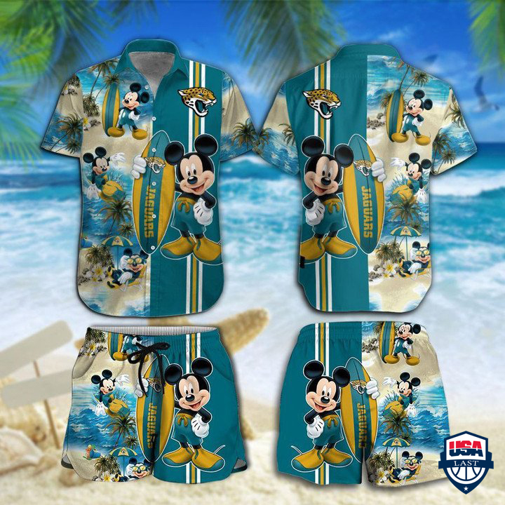 Jacksonville Jaguars Mickey Mouse Hawaiian Shirt Beach Short – Hothot 060122