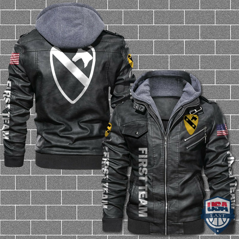 [Hot] 1st Cavalry Division Leather Jacket – Hothot 180122