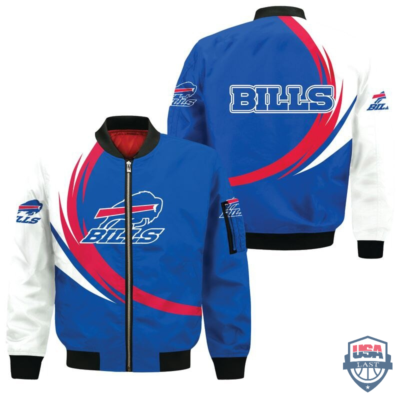 NFL Buffalo Bills Curve Design Bomber Jacket – Hothot 260122