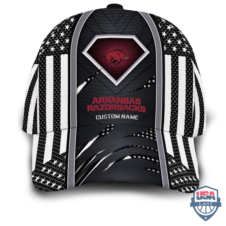 Personalized Arkansas Razorbacks Superman Shield Cap – Hothot 240122