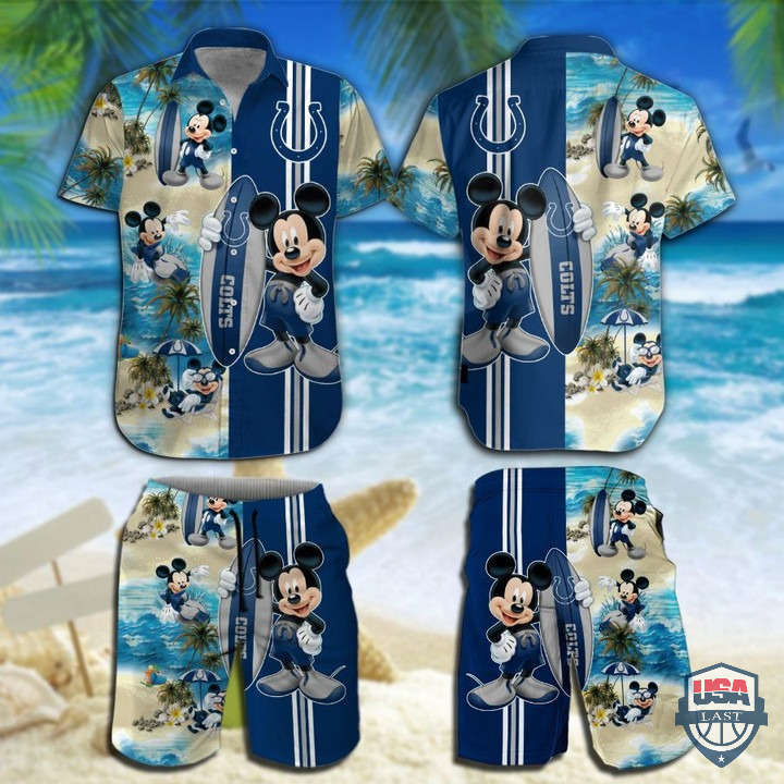 Indianapolis Colts Mickey Mouse Hawaiian Shirt Beach Short – Hothot 060122