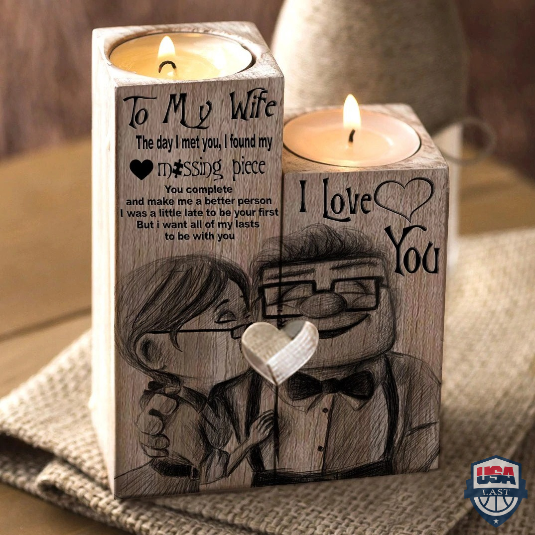 UP Movie To My Wife I Love You Candle Holder – Hothot 050122