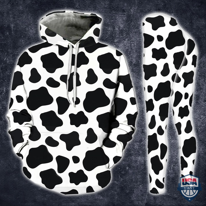 Dairy Cow Skin All Over Printed Hoodie And Legging – Hothot 040122