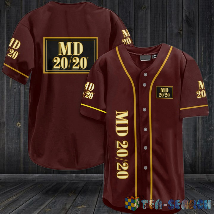 MD 20 20 Wine Baseball Jersey Shirt – Hothot 290122