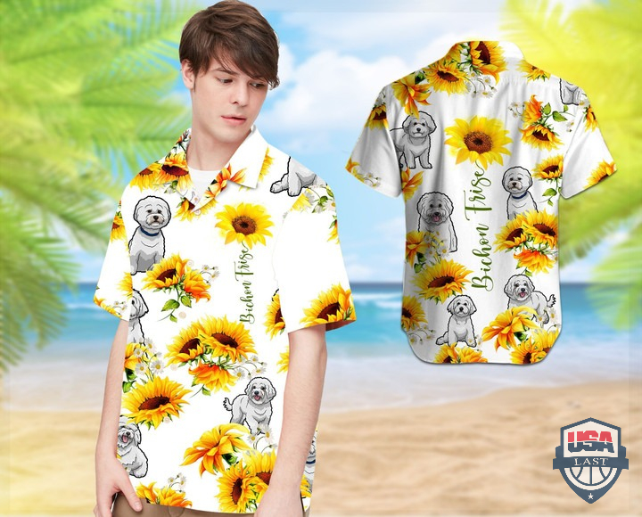 Bichon Frise Sunflower Hawaiian Shirt – Hothot 060122