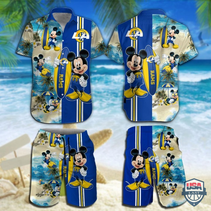 Los Angeles Rams Mickey Mouse Hawaiian Shirt Beach Short – Hothot 060122