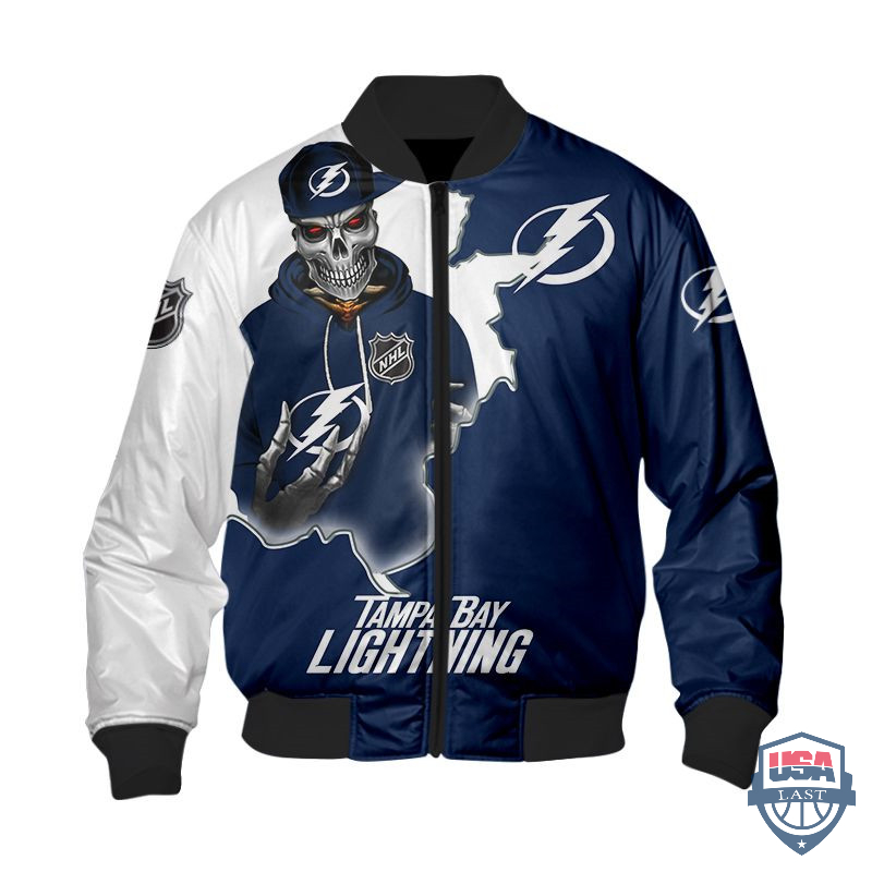 NHL Tampa Bay Lightning Death Skull Bomber Jacket – Hothot 260122