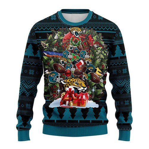 [ HOT ] NFL Jacksonville Jaguars christmas tree ugly sweater – Saleoff 030122