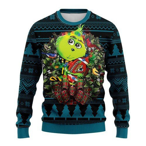 [ HOT ] NFL Jacksonville Jaguars Grinch hug ugly christmas sweater – Saleoff 030122