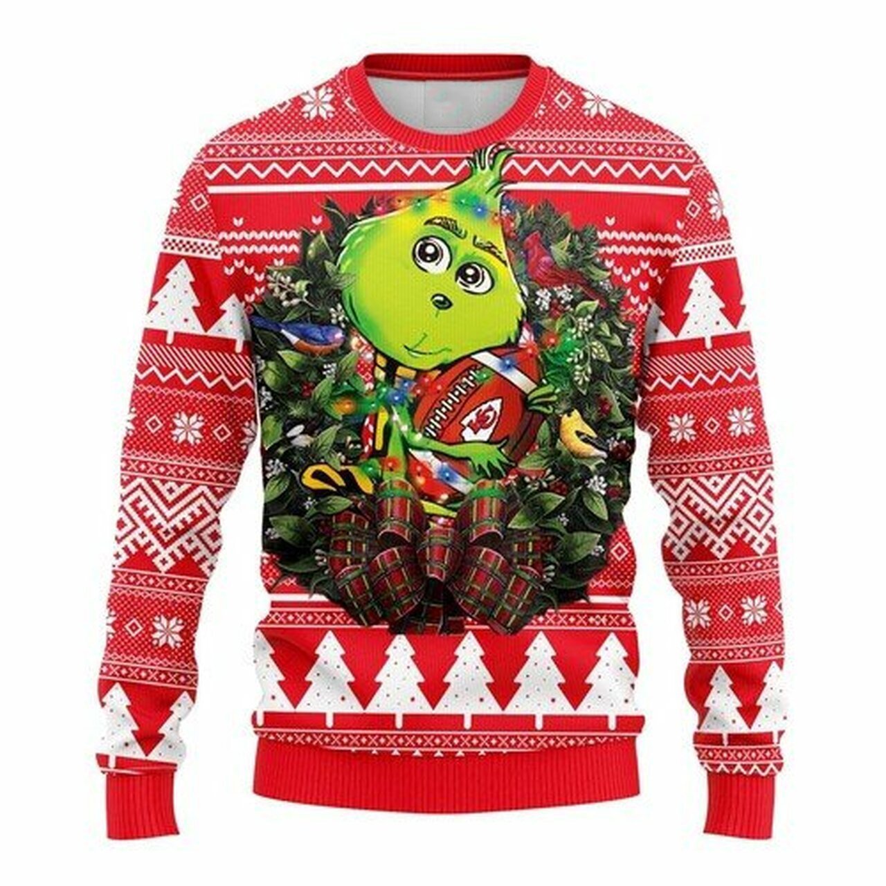 [ HOT ] NFL Kansas City Chiefs Grinch hug ugly christmas sweater – Saleoff 030122