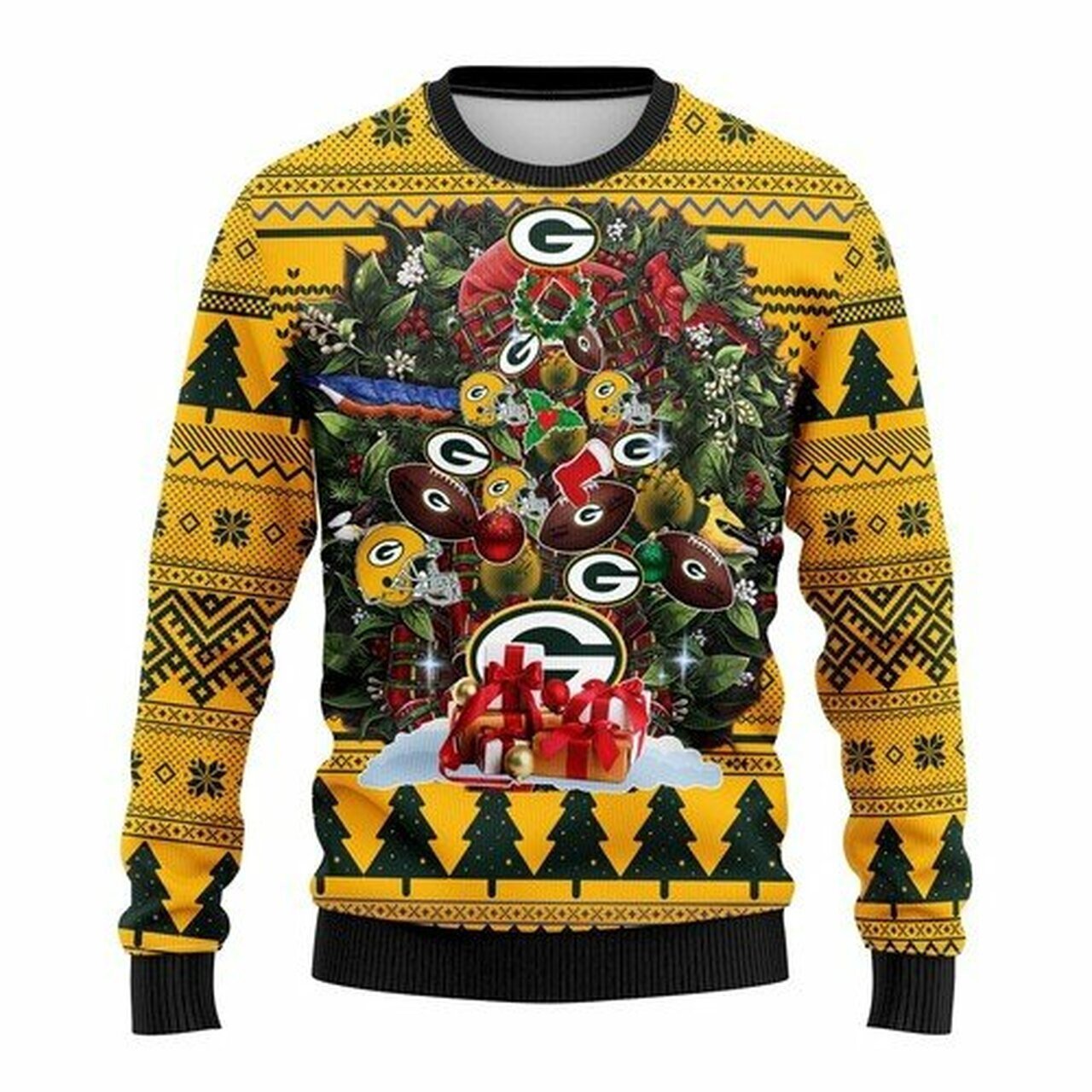 [ HOT ] NFL Green Bay Packers christmas tree ugly sweater – Saleoff 040122