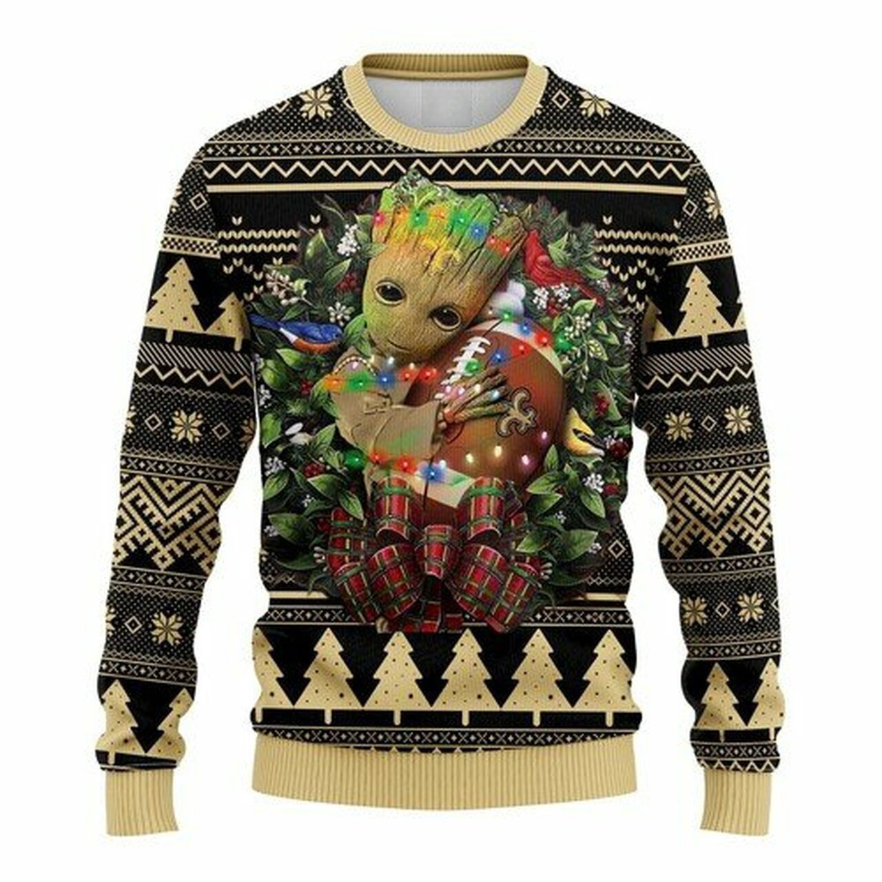 [ HOT ] NFL New Orleans Saints Groot hug ugly christmas sweater – Saleoff 040122