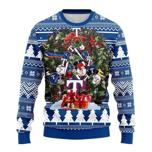 [ HOT ] MLB Texas Rangers christmas tree ugly sweater – Saleoff 050122