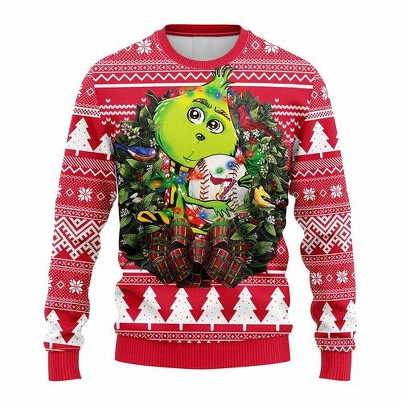 [ HOT ] MLB St. Louis Cardinals Grinch hug ugly christmas sweater – Saleoff 060122