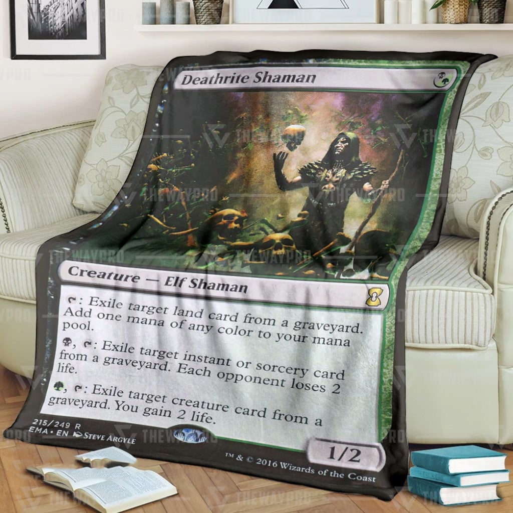Game MTG Deathrite Shaman Custom Soft Blanket
