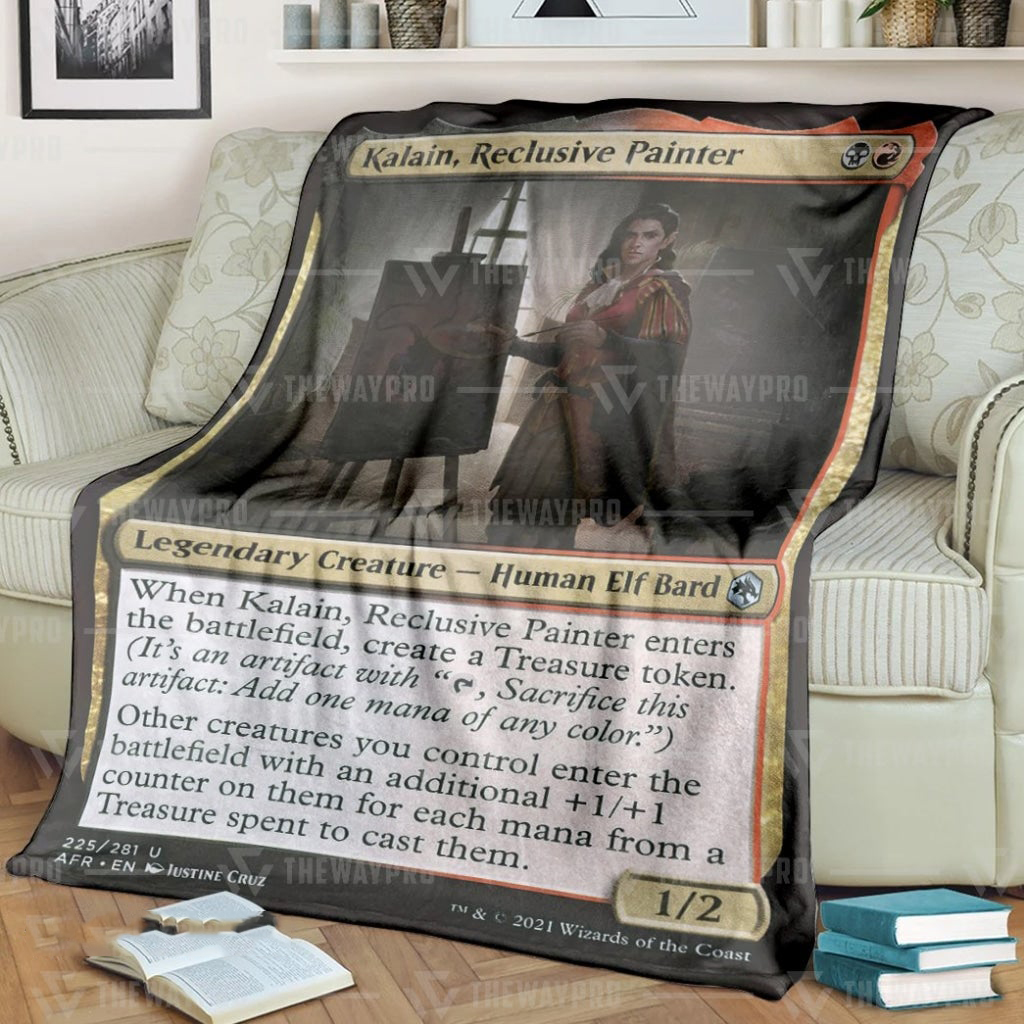 Game MTG Kalain Reclusive Painter Custom Soft Blanket