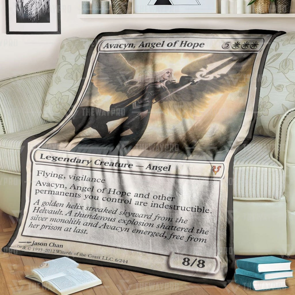 Game MTG Avacyn Angel Of Hope Custom Soft Blanket – Saleoff 080122