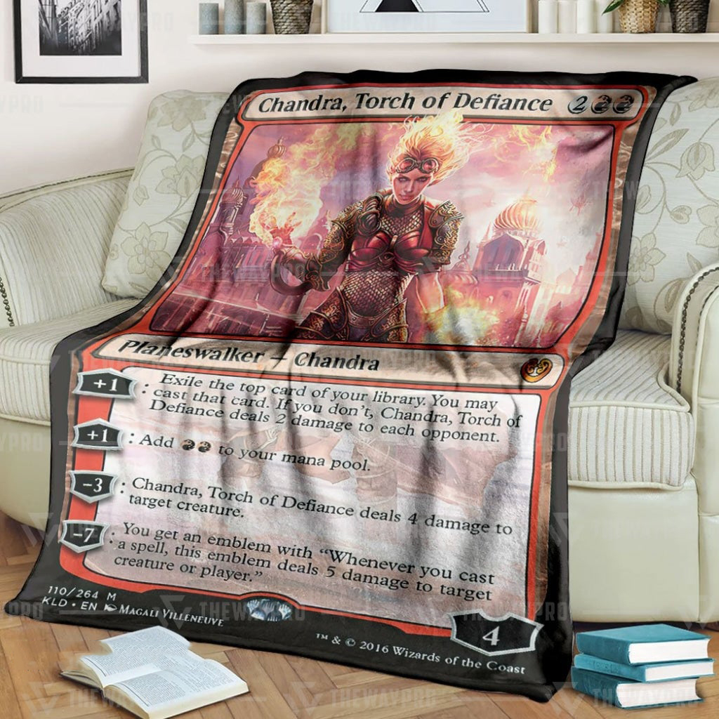 Game MTG Chandra Torch of Defiance Custom Soft Blanket – Saleoff 080122