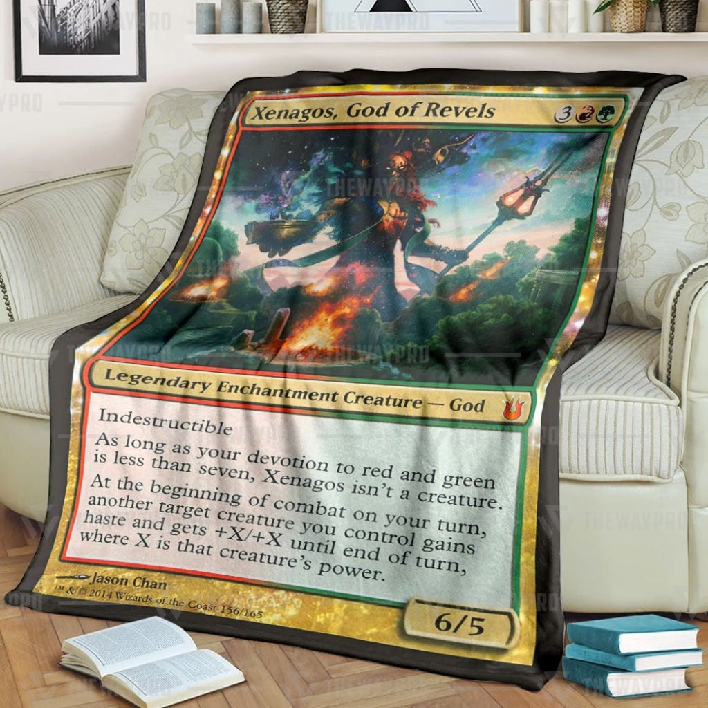 Game MTG Xenagos God of Revels Custom Soft Blanket – Saleoff 080122