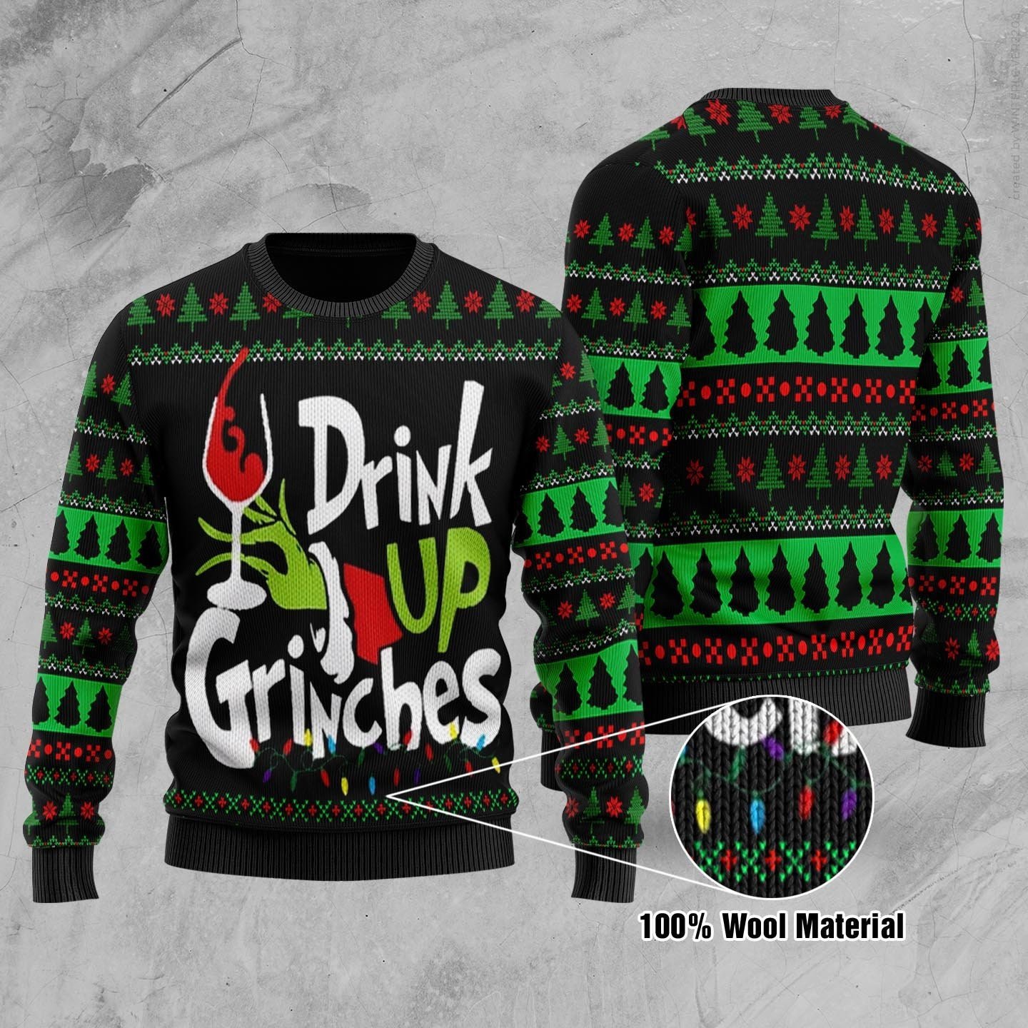 [ COOL ] Drink up Grinches ugly sweater – Saleoff 180122