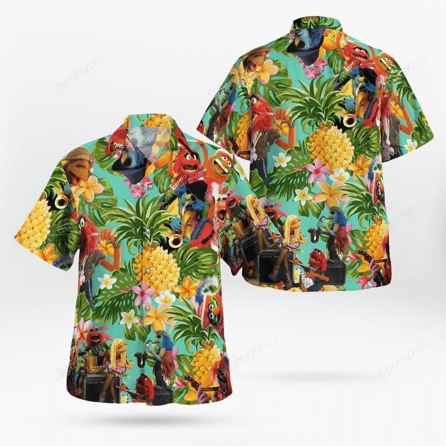 Electric Mayhem the muppets hawaiian shirt