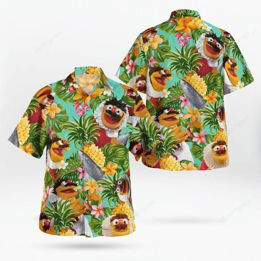 Lew Zealand the muppets hawaiian shirt