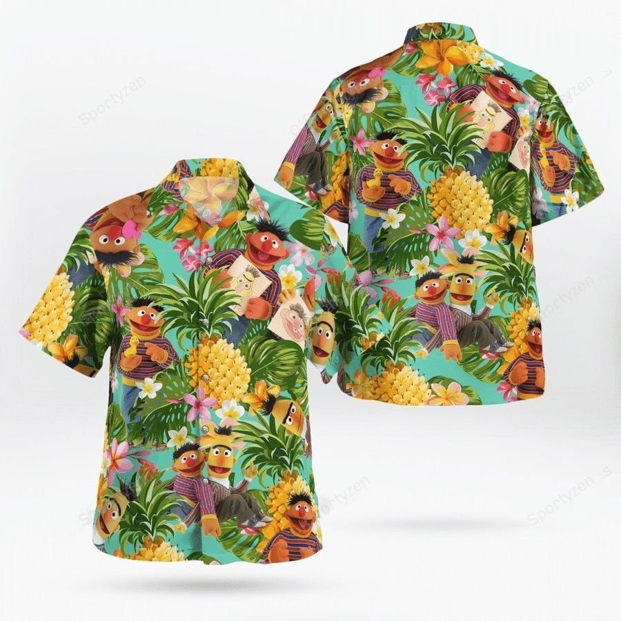 Bert and Ernie the muppets hawaiian shirt – Saleoff 230122