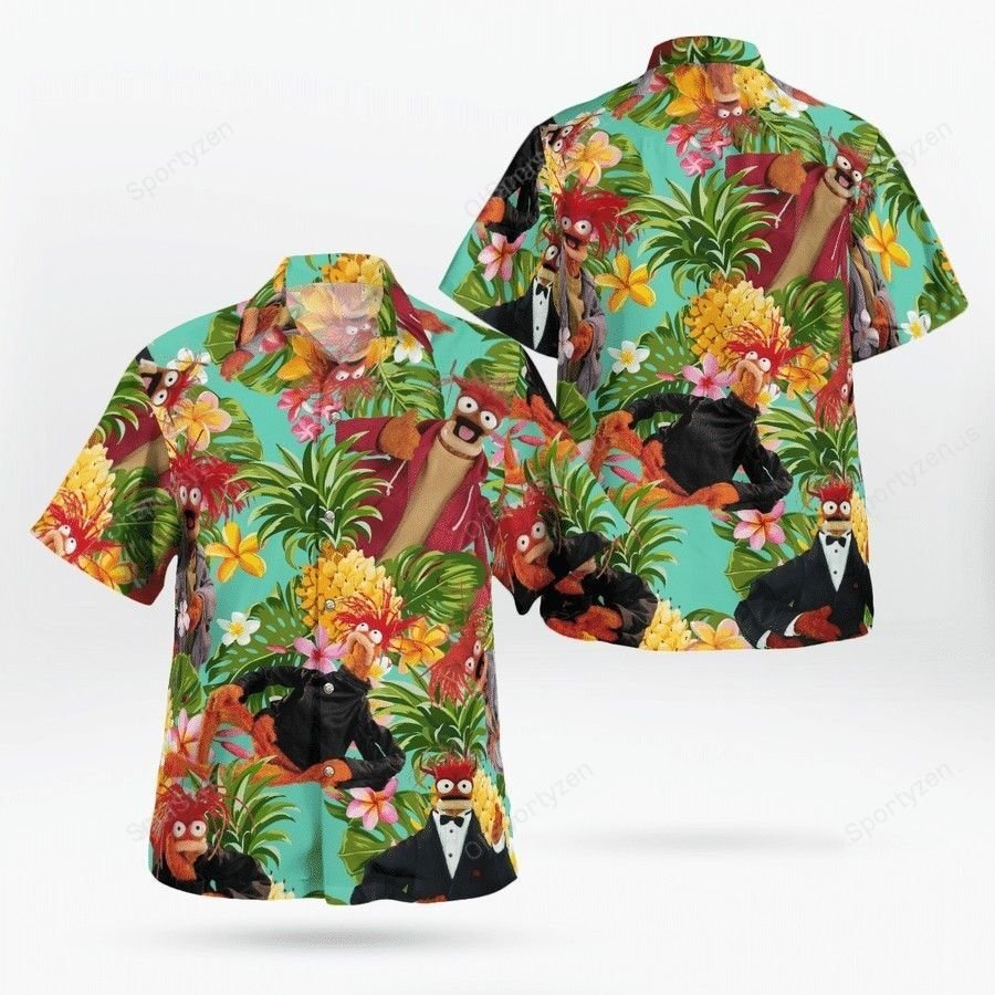 Pepé the King Prawn the muppets hawaiian shirt