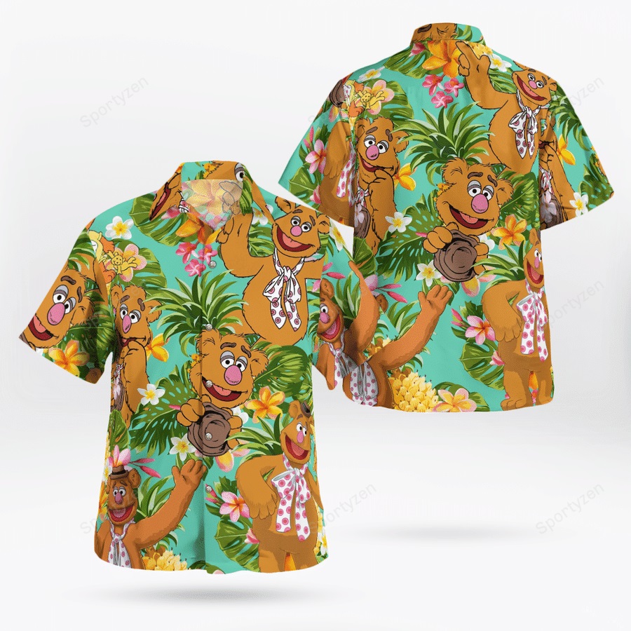 Fozzie Bear the muppets hawaiian shirt