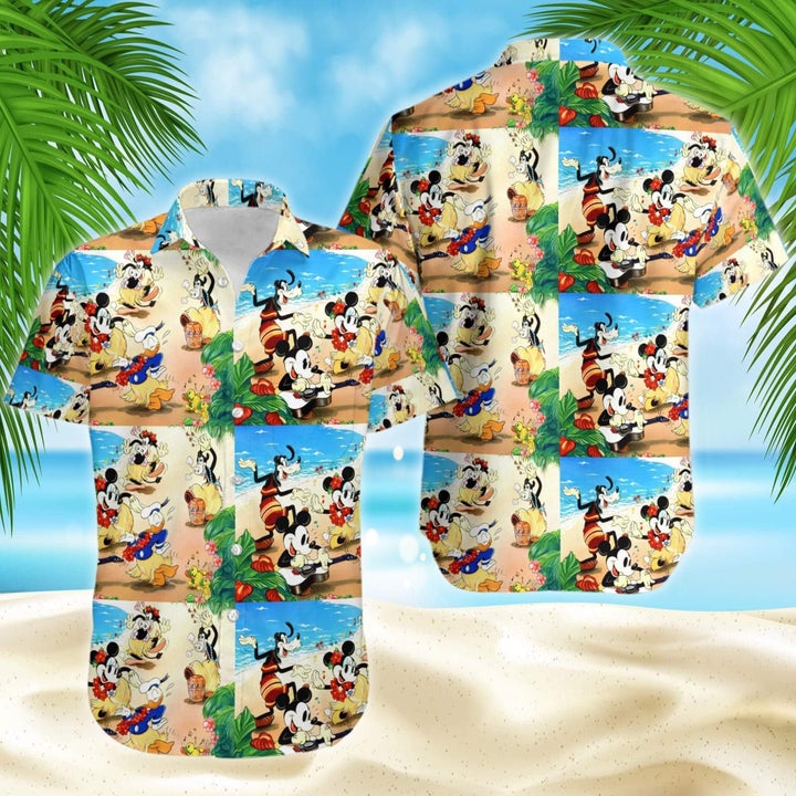 Mickey and Friends Hawaiian Shirt – Saleoff 230122