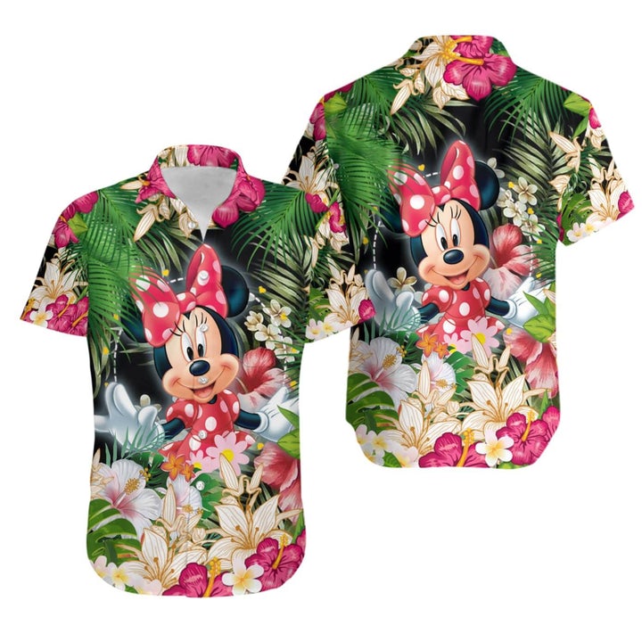 Minnie Tropical Hawaiian Shirt