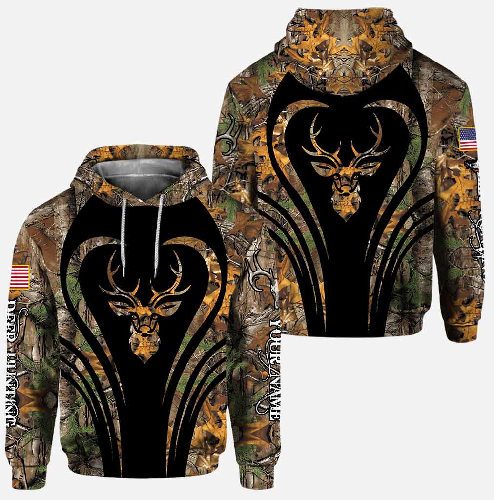 Hunting personalized all over printed hoodie and leggings