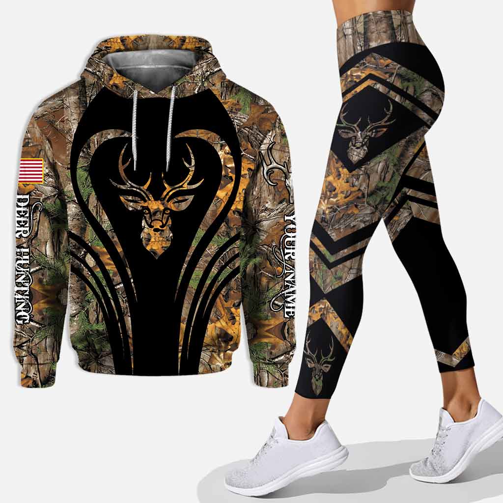 Hunting personalized all over printed hoodie and leggings – Saleoff 250122