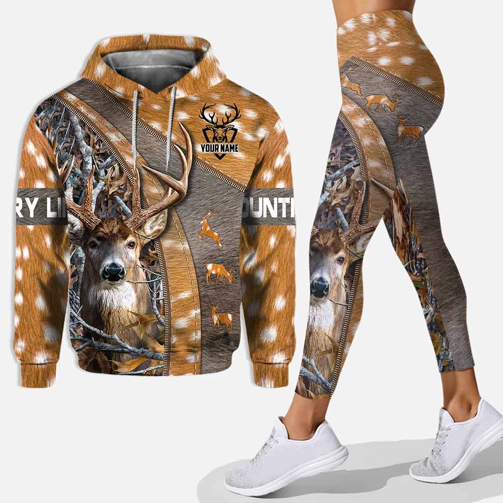 Country life hunting personalized all over printed hoodie and leggings – Saleoff 250122