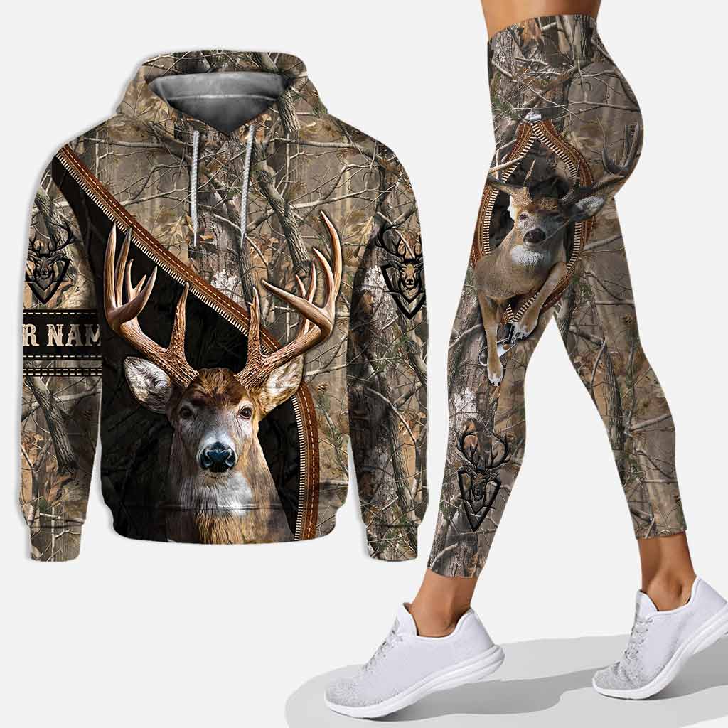 Deer hunting personalized all over printed hoodie and leggings – Saleoff 250122