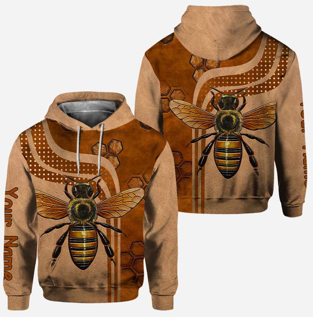 Queen bee personalized all over printed hoodie and leggings