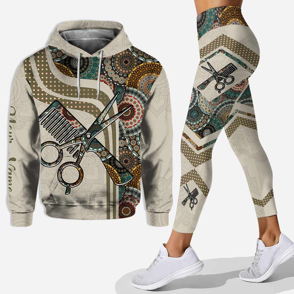 The Hair Hustler personalized all over printed hoodie and leggings – Saleoff 250122