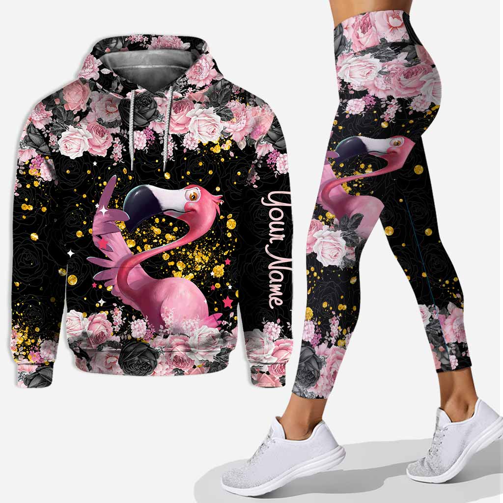 Flamingo rock paper scissors personalized all over printed hoodie and leggings – Saleoff 260122